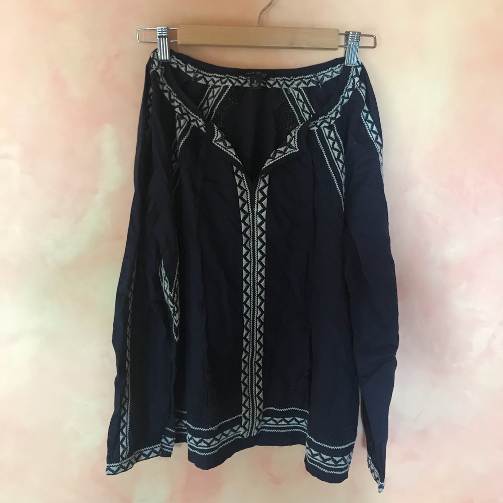Lucky Brand Embroidered Tunic